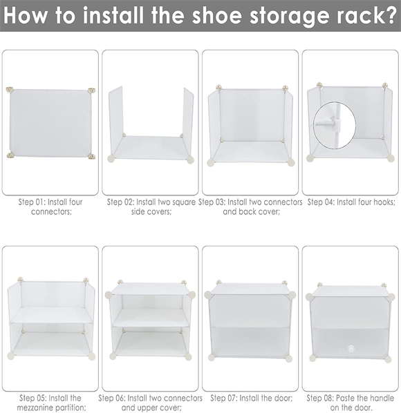 plastic shoe rack
